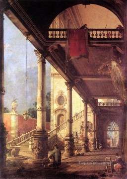 Perspectiva Canaletto Pinturas al óleo